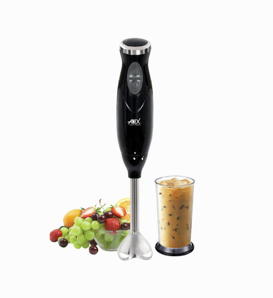 Anex AG-121 Deluxe Handheld Blender with Jar - Black