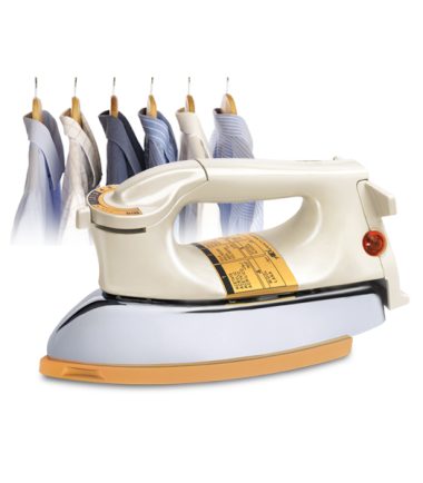 Anex AG-1079B Deluxe Dry Iron  Non-stick coated soleplate.